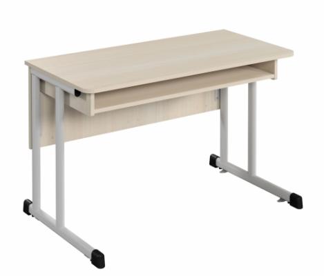 Стіл учнівський лабораторний з покриттям HPL, без розеток,1200х600х760 мм. БРІК